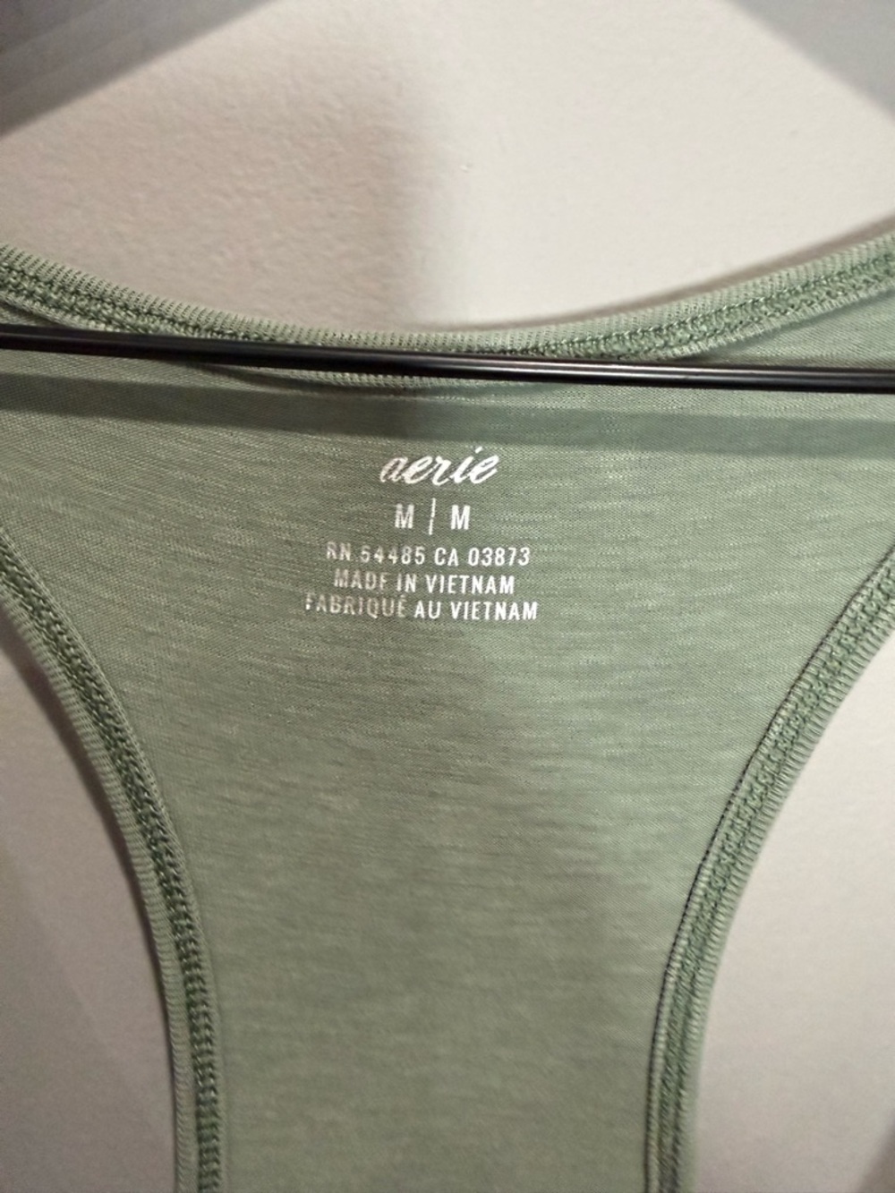 Aerie Everyday Track Jumpsuit in a soft sage green color size‎ medium - Picture 5 of 9